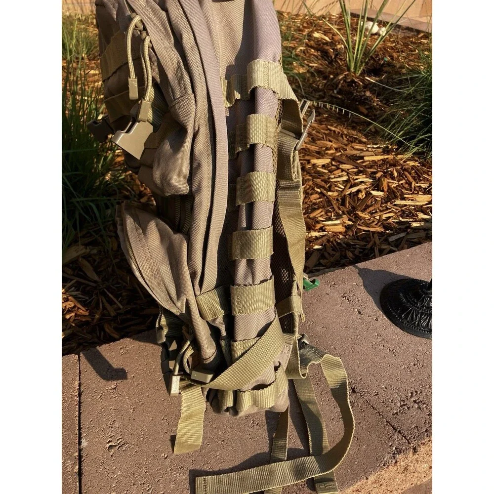 Fieldline Tactical Backpack Beige PO#61170 MOLLE Padded Adjustable Straps 19”